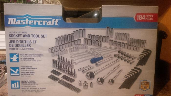 Mastercraft 184 deals piece socket set