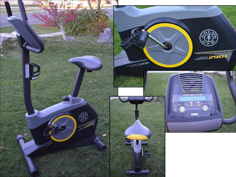 Golds Gym Cycle Trainer 290c - Practically New! up for bids at 