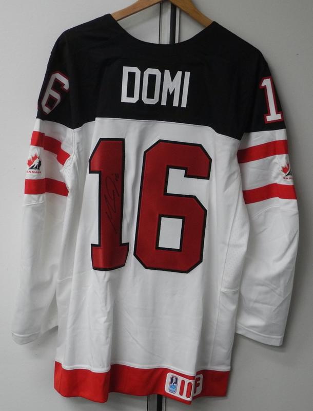 Max Domi Team Canada Hand Signed Jersey 