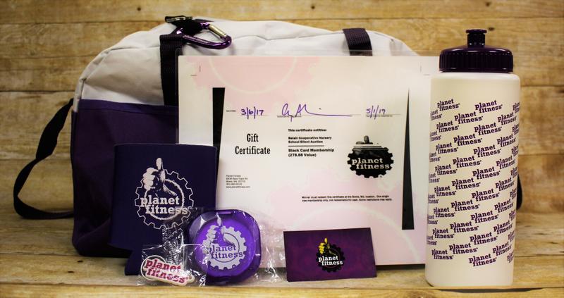 Planet Fitness Gift Set up for bids at